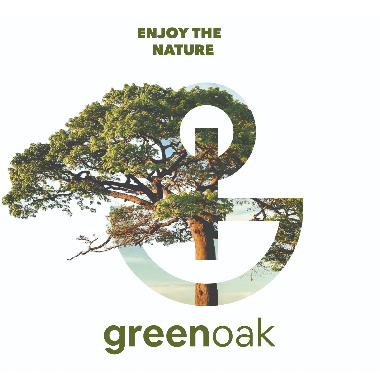 Green Oak brand identity