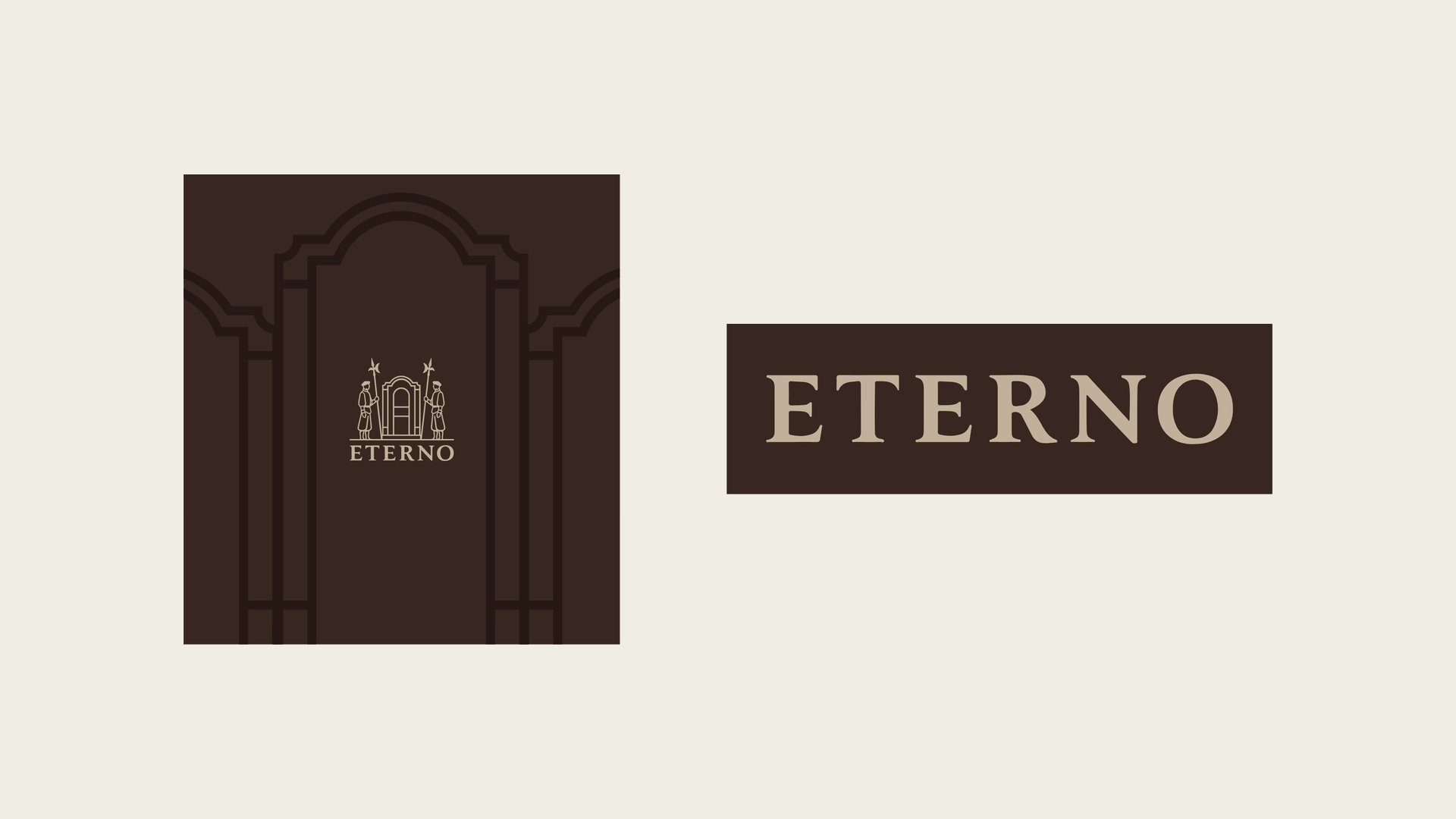 Flat artwork for the shopping bag and the woven dust bag label