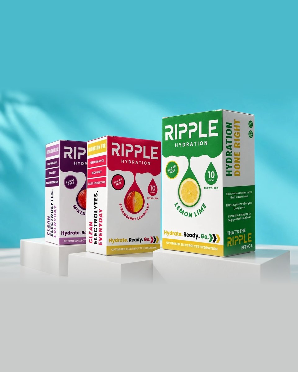 Ripple Hydration packaging