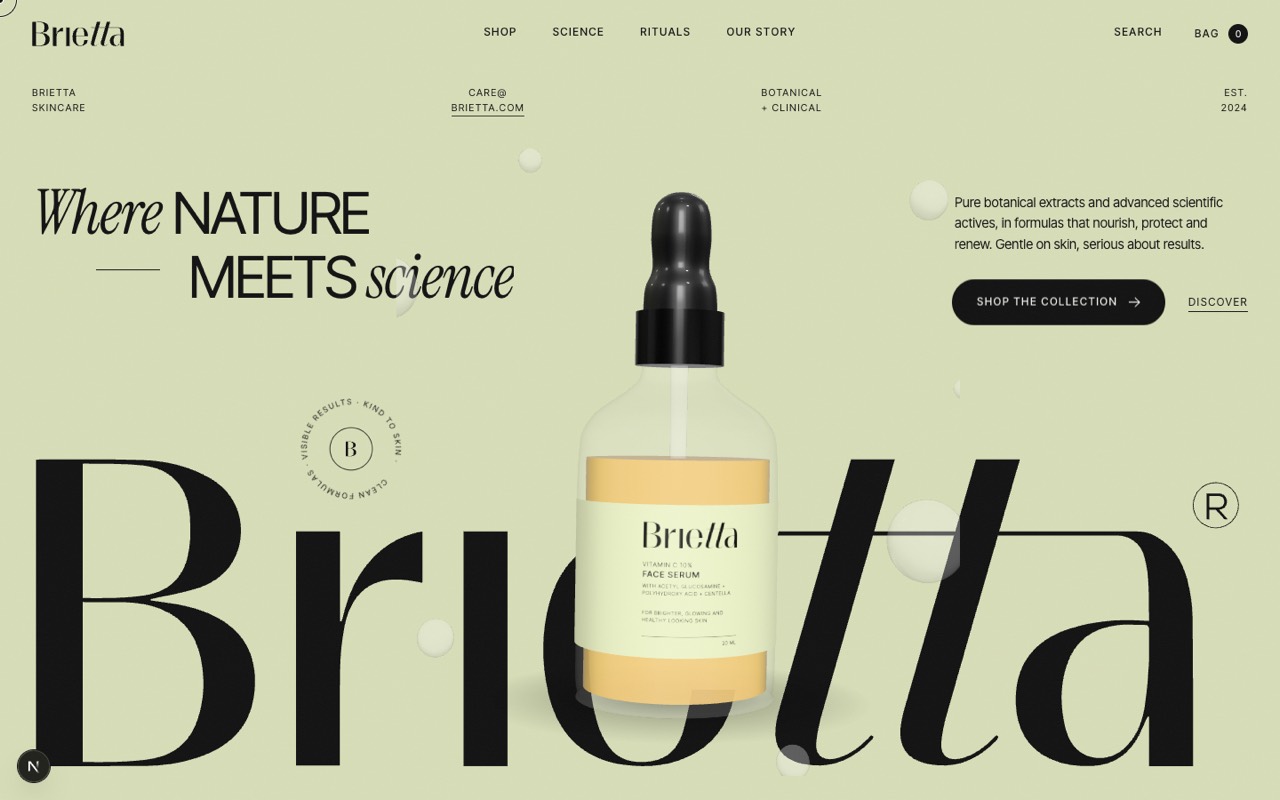 Brietta website