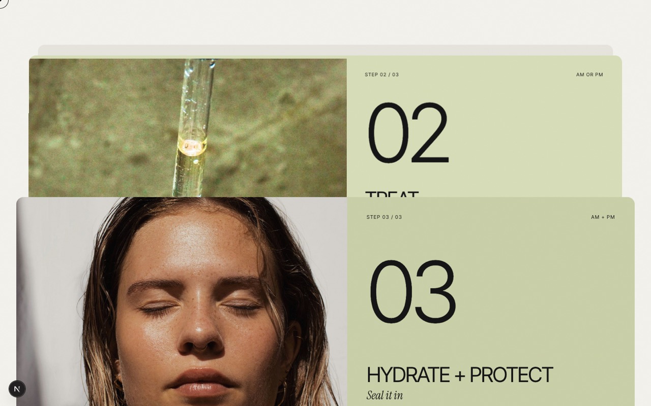 Brietta website by Dhaval V, screen 6