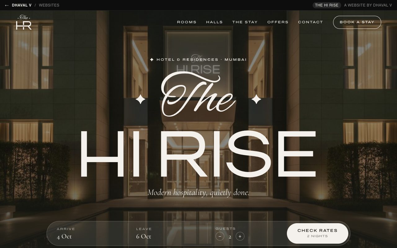 The Hi Rise website