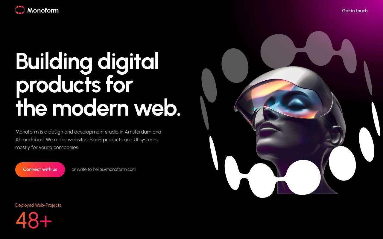 Monoform website