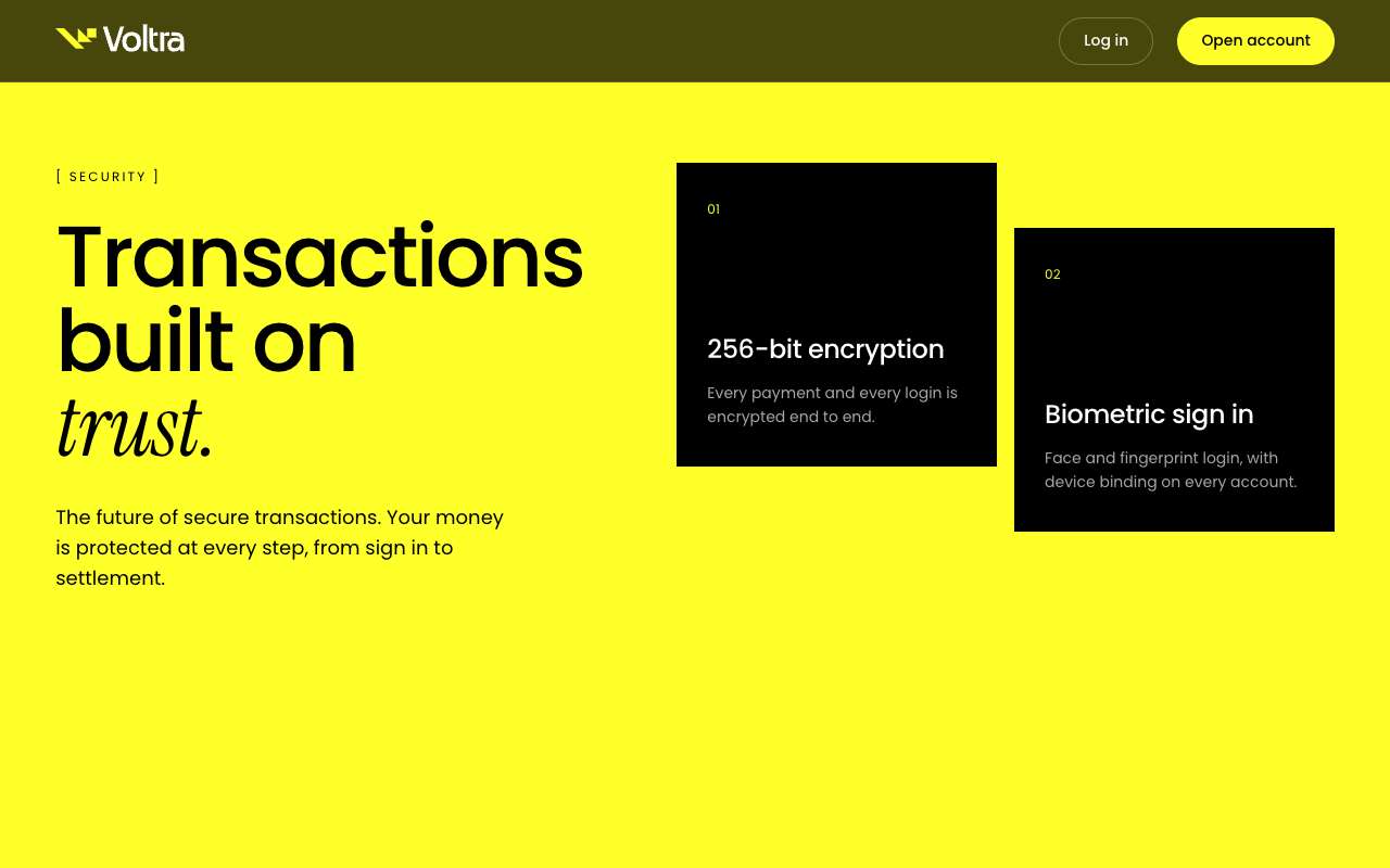 Voltra website by Dhaval V, screen 4